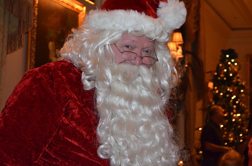 Santa came to help the Ritz celebrate the holidays