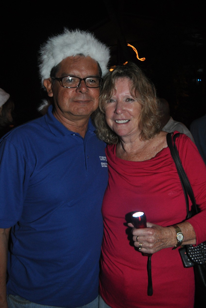 Old Braden River Historical Society Board Director Pete Mirande, with his wife, Martha