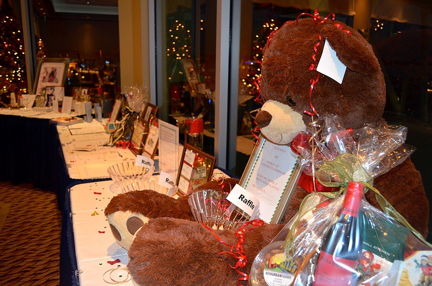 Donated items were auctioned off to the highest bidder.