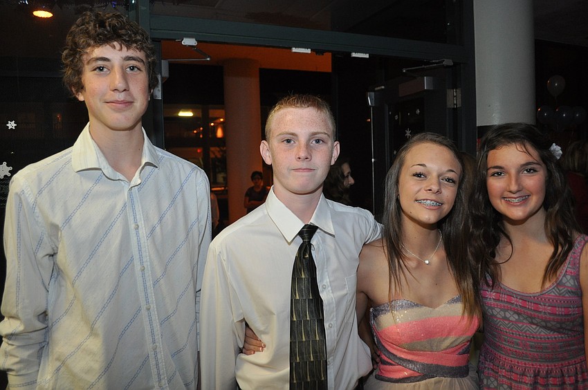 Daniel Ebury, Zach Evans, Makenzi Rench and Erika Frishman