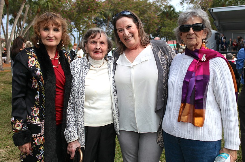 Ring of Fame Members Klarinka and Klara Bertini with Patricia Lempeotis and Lelia Taylor