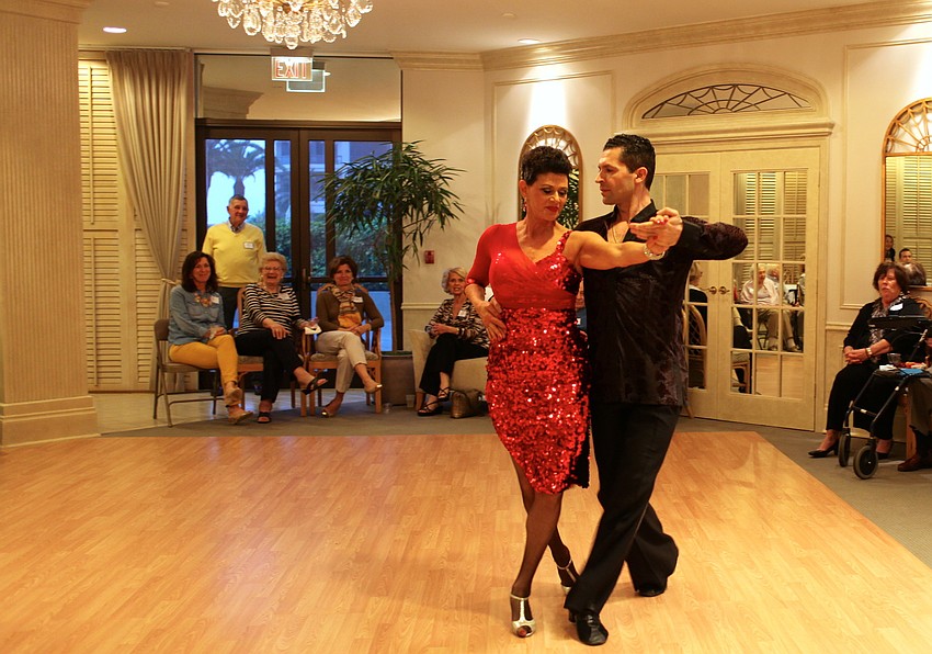 Wendy Feinstein partners with Luis PeÃ±a for the opening number, an Argentine tango.