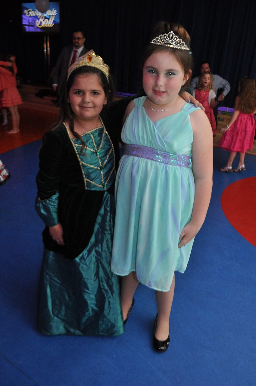 Caitlin Jordan and Shelby McGrew love the princess theme.