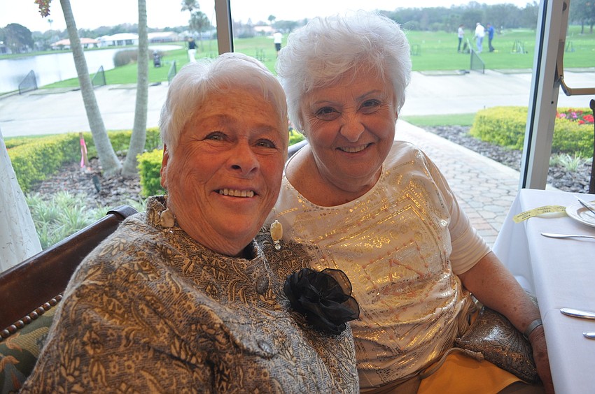 Pat Smith with her sister, Charlene Christy, who is visited from Rhode Island