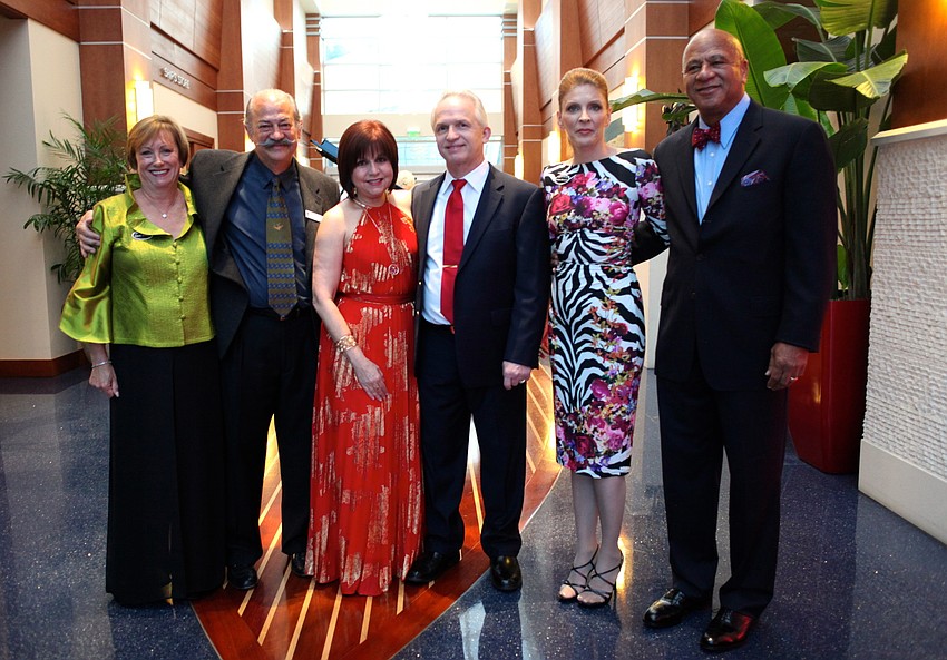 Linda and Mounif Seamaan with Lynette and Hans Salheiser and Dianna and Wellington Davenport.