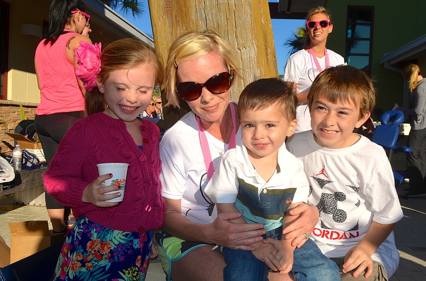 The Ronk family â€” Maren, 5, Jill, Owen, 2, and Grayson, 9.