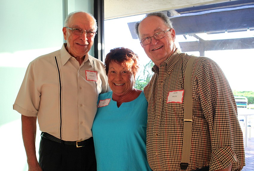 Frank Stellon with Judy and Dave Felts