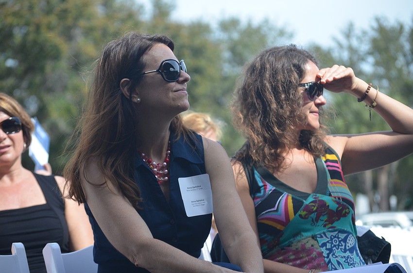 Anna DeFelice and ReneÃ© Moss watch