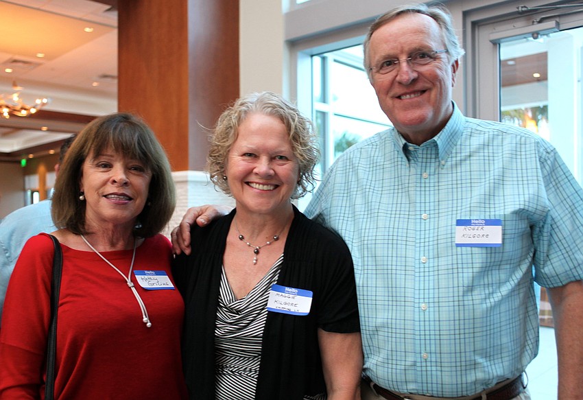 Kathy Gricius with Maggie and Roger Kilgore