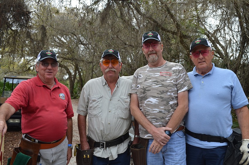 Mark Fisher, Bud Queen, Dan McDonald and Ron Grigoletto of Geckoâ€™s.