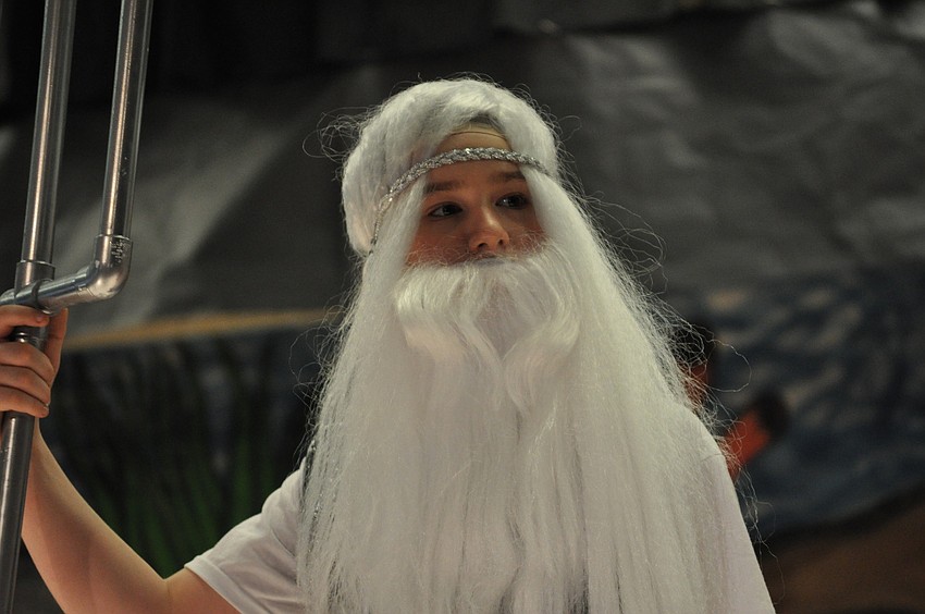 King Triton, Ian Garcia-McIntyre, commands the room.