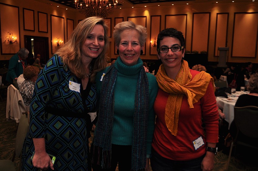 Kathy Jordan, Ann Fries and Magida Diouri