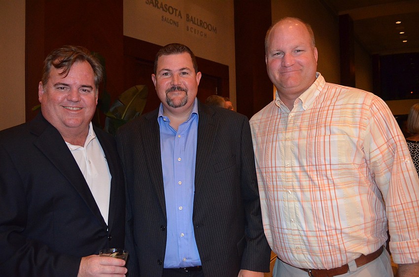 Chris Collins, Jay Riley and Tripp Schaenk