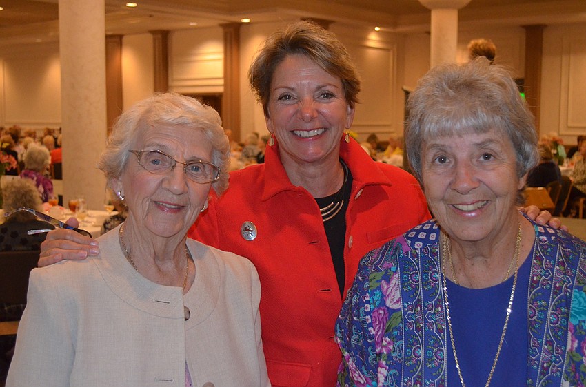 Mary Lumkes, Annie Fry and Pauline Alex
