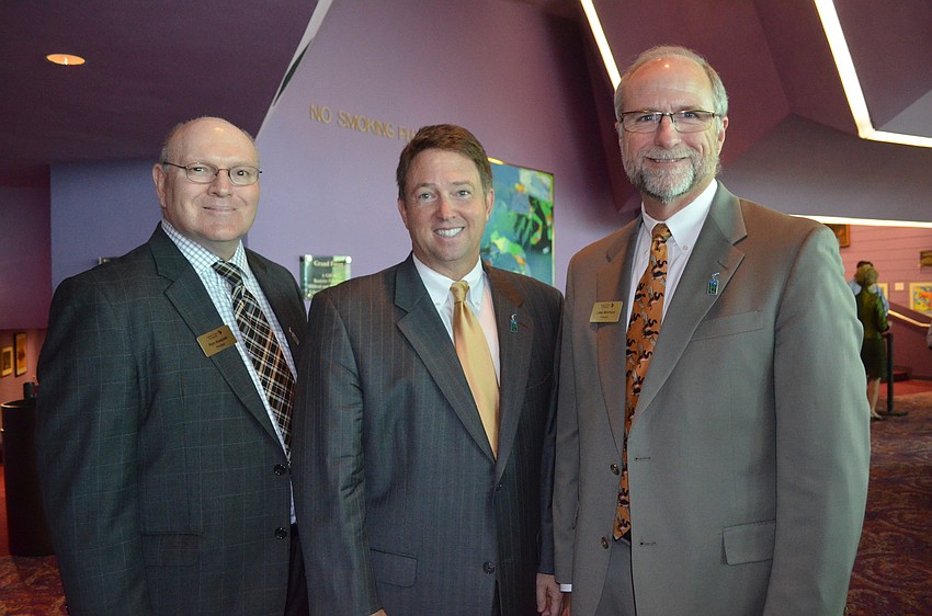 Lecture Sponsors Ron Koepsel, Michael Longworth and Lowe Morrison of Sabal Trust Company.