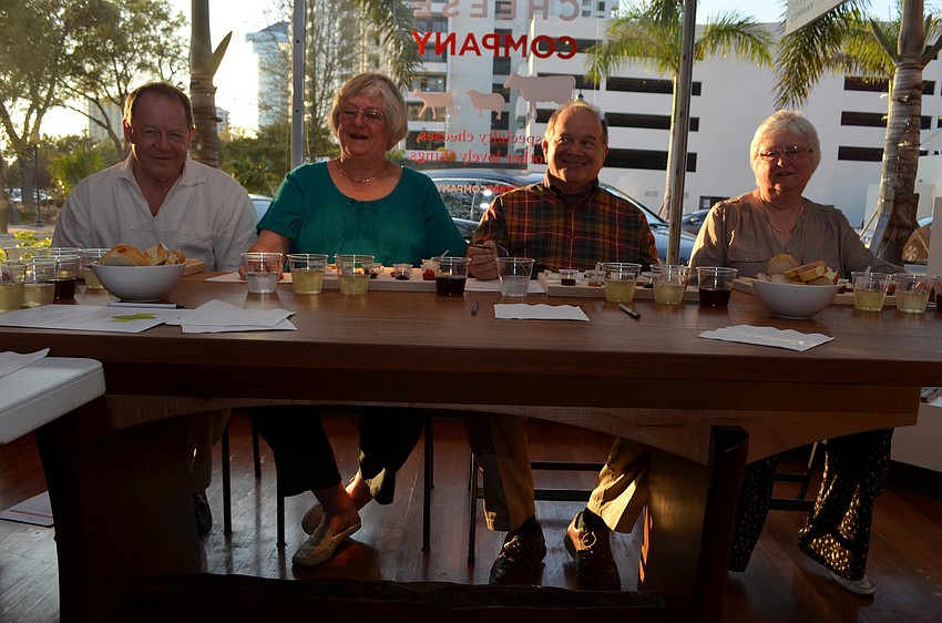 Brian Simpson, Alison Fraserblack, Martin Spinelli and Jean Luckhurst