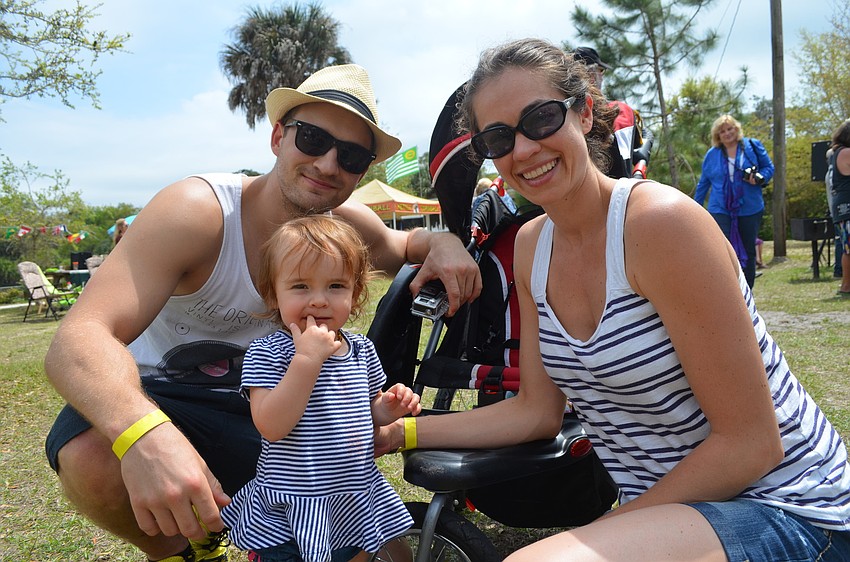 Derek, Arianna and Kristin Flaim