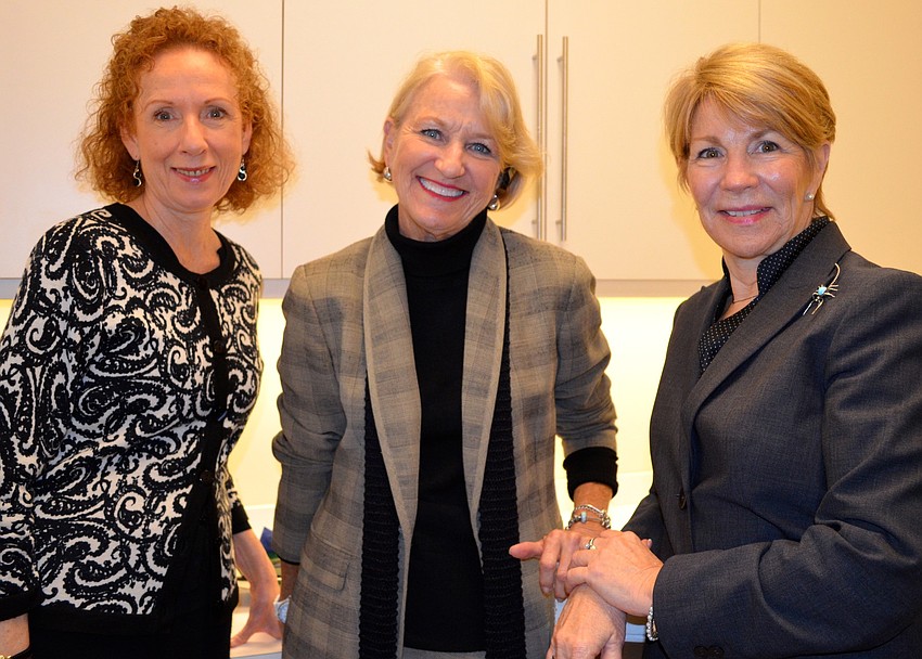 Joanne Whalen, Kathleen Ucci and Michelle Burke-Phillips