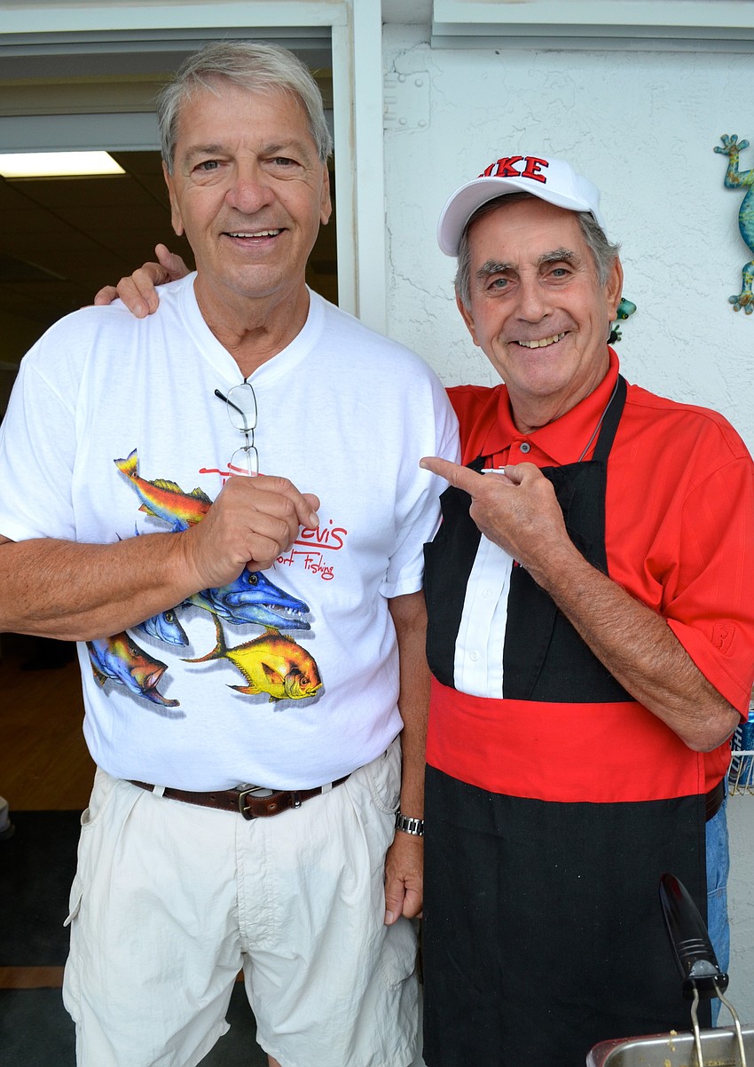Lou Salemi and Ron Cole started the fish fry after a great day of fishing ten years ago.