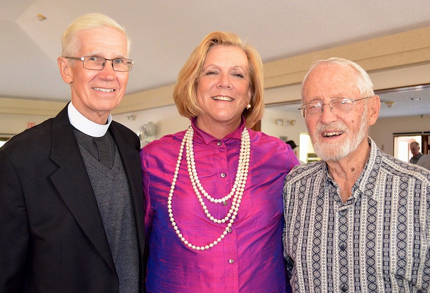 The Rev. David Danner, B.J. Bishop and Cal Boehme