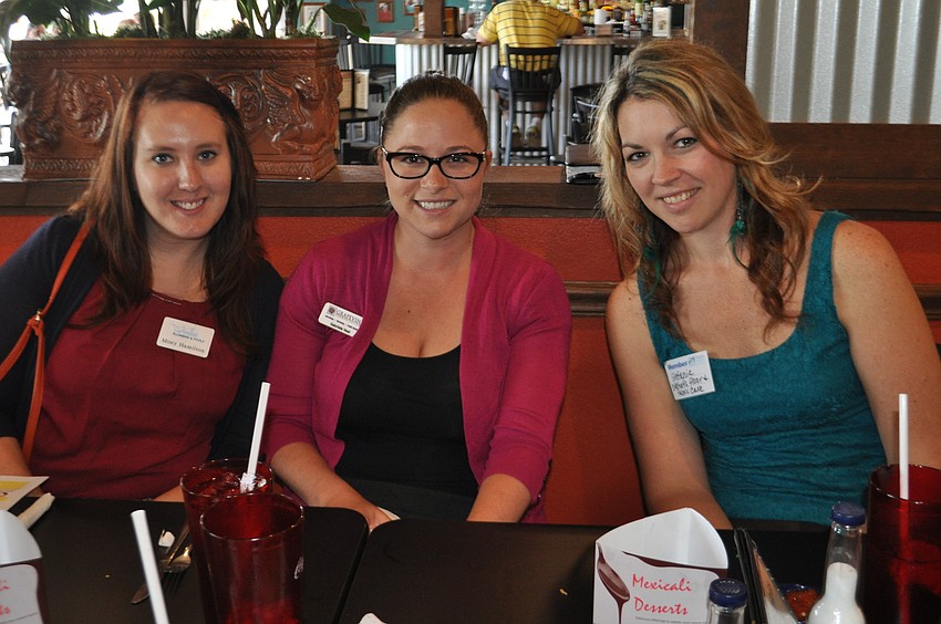 Missy Hamilton, of LaPENSEE Plumbing & Pools, with Gabriele Vest, of Grapevine Communications, and Stephanie Overturf, of Overturf's Cleaning Floor & Fabric Care