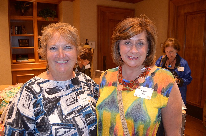 MaryBeth Steffens and Diane Shaw spend time with friends.