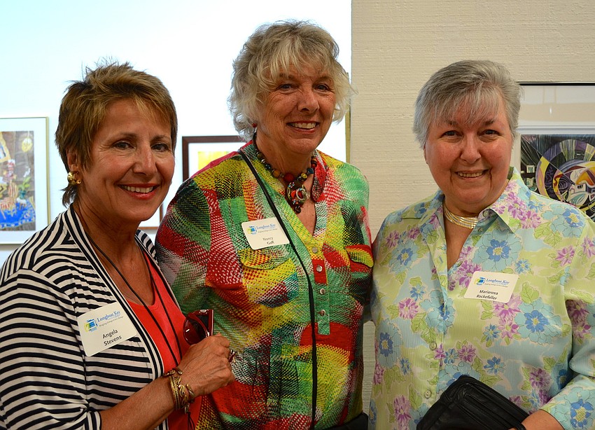 Angie Stephens, Nancy Goff and Mariarosa Rockefeller