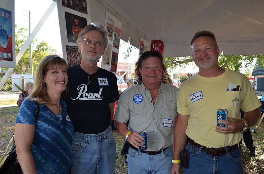 Carol Twitchell (alumni 1969 to 1978), Ben Garfett, Tom and Eric Edelston (alumni in the 1970s)