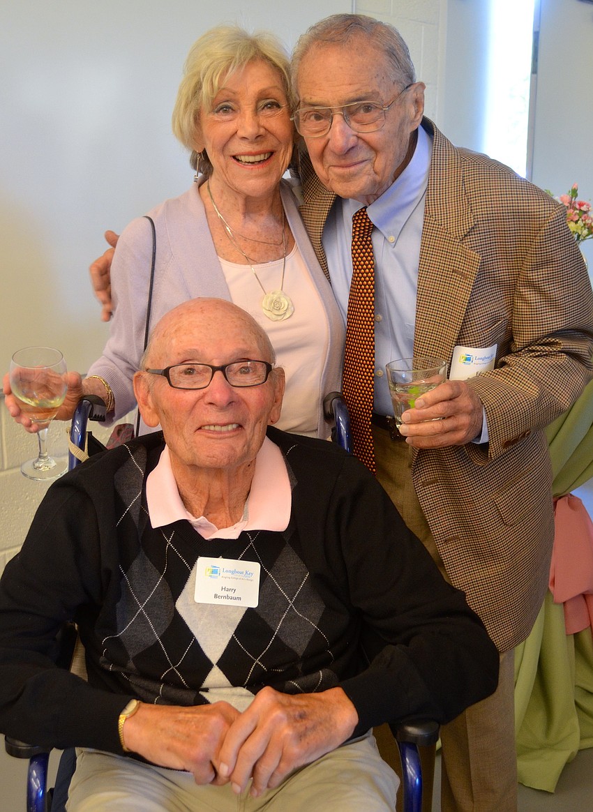 Harry and Harriet Bernbaum with Ed Brickman