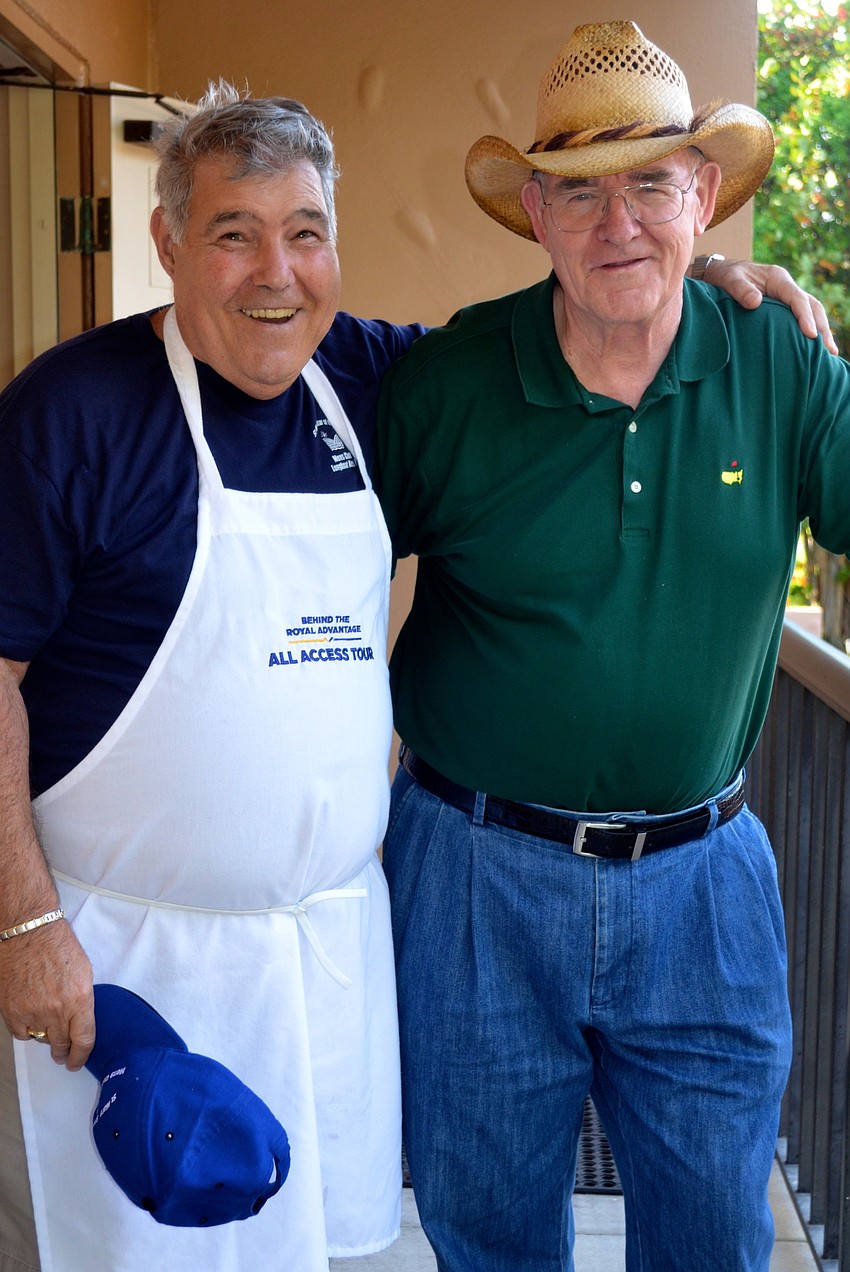 Joe Zampino and Monsignor Gerard Finegan