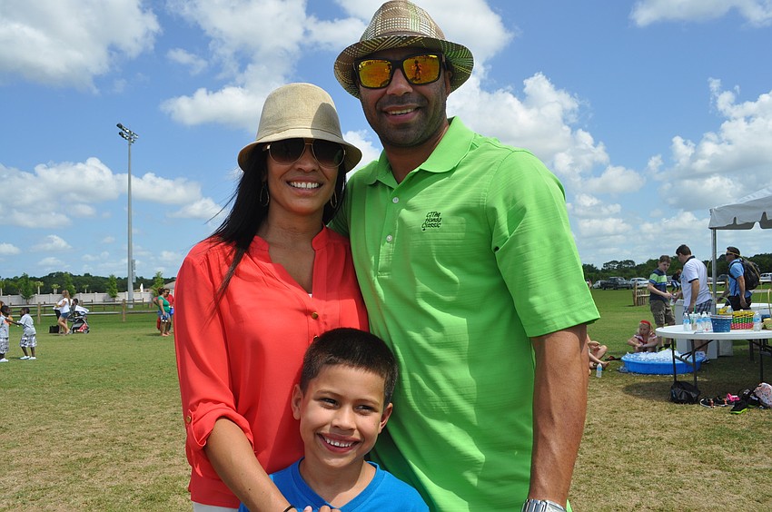 Veronica and Kay Vazquez and their son, KJ, 6, are Bayside members.