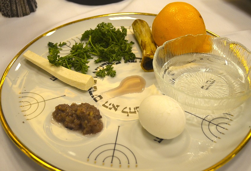 Your Observer Photo The seder plate.