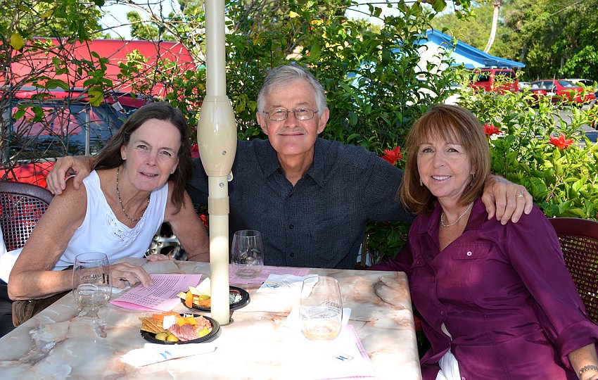 Shirley McGuire with Mike and Nancy Yetter