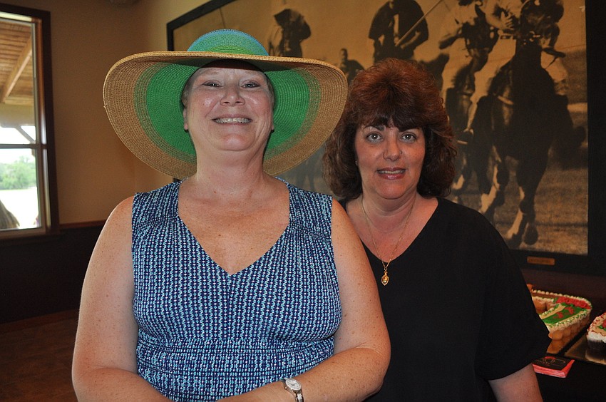 Mary Smith, the executive director of Family Network on Disabilities Manasota, with treasurer Kim Ross