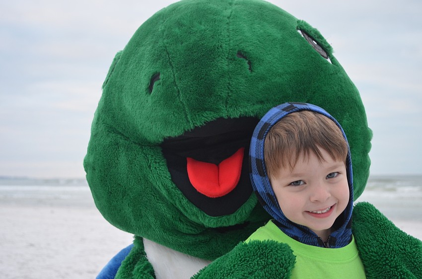 Cooper Nickelson and Shelly the Turtle