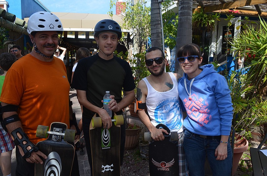 Ed Francavilla, John Moriarty, Pablo Rojas and Alejandra Hernandez