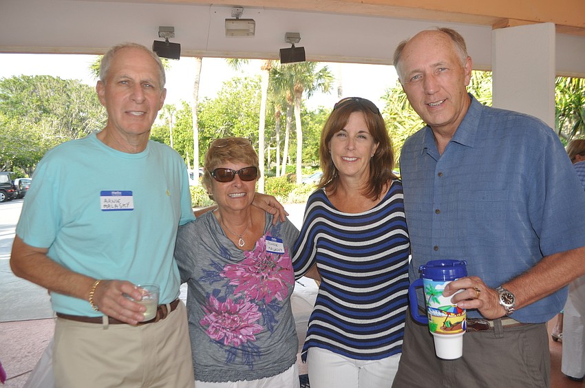 Arnie and Ronnie Malasky with Jane and Barry Weinman