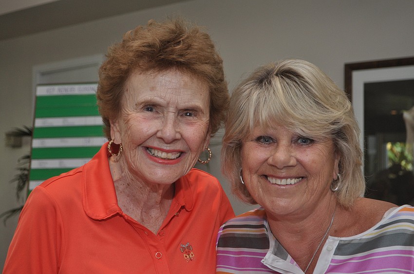 Audrey Wolcott and Anne Lunau