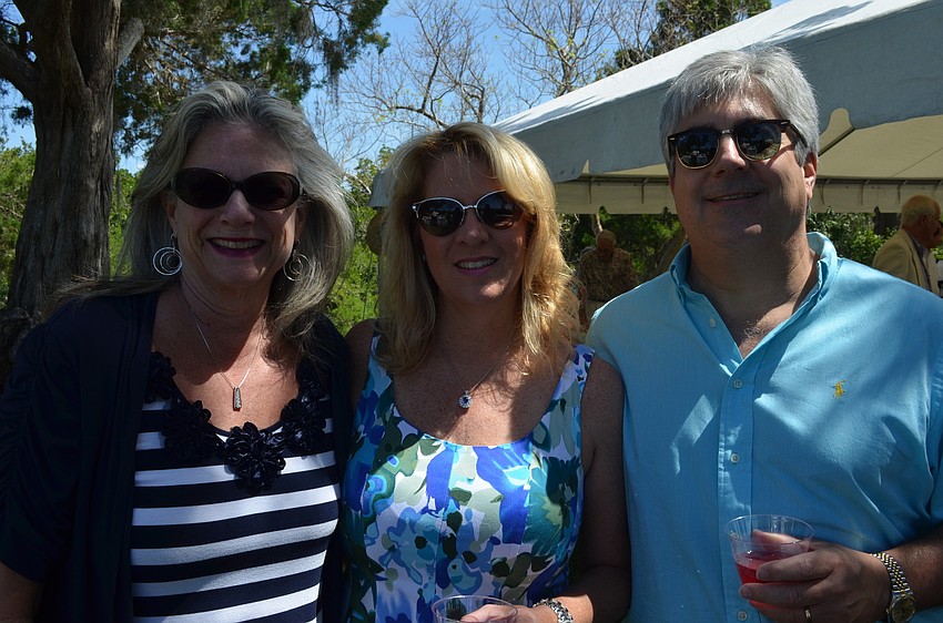 Sandy McClain with Beth and Jay McHargue