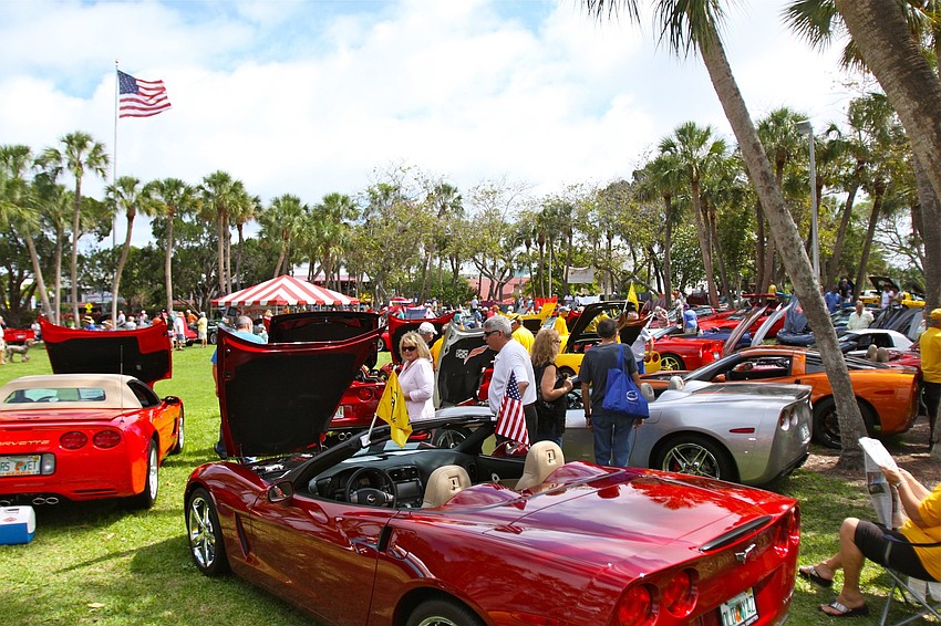 Hundreds of people came out to the Classic Corvettes On The Circle show Saturday, May 4, on St. Armands Circle.