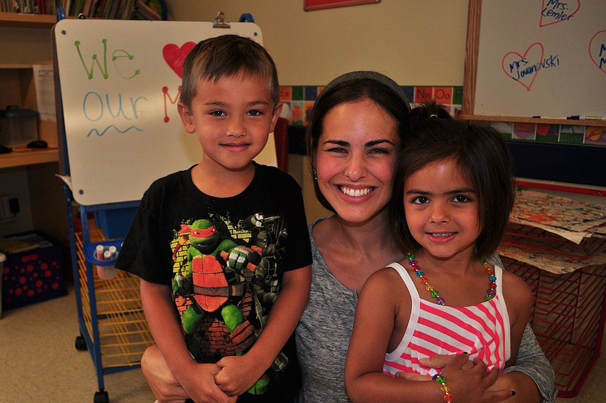 Anne Shelton enjoyed time with her children, Maddox Bose, almost 5, and 4-year-old Shophie Bose, right.