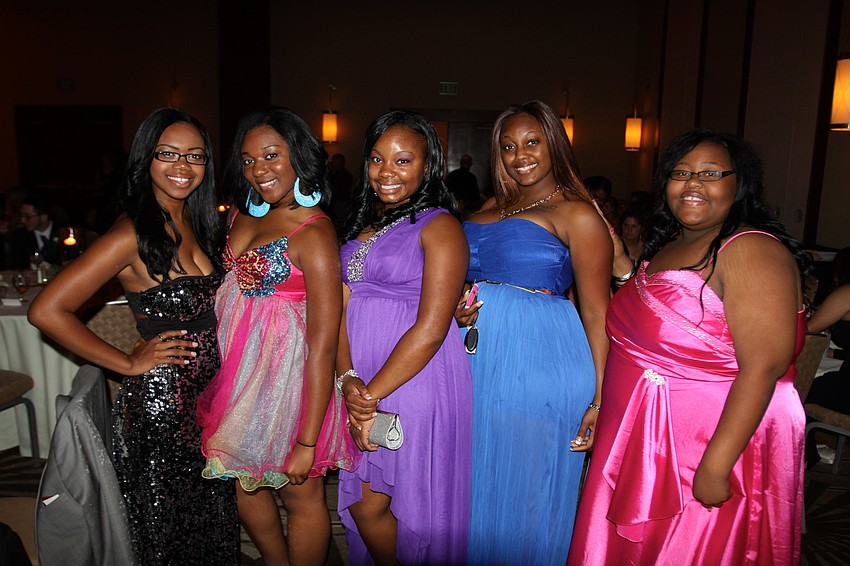 Darylina Thomas, Jabreona Haugabook, Nerra James, Jazlin Watson and Vaniecia Bryant