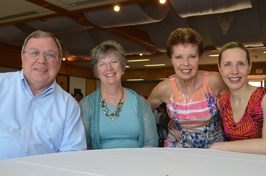 Charlie and Patti Grant with Teresa Cwiakala and her daughter Tanya