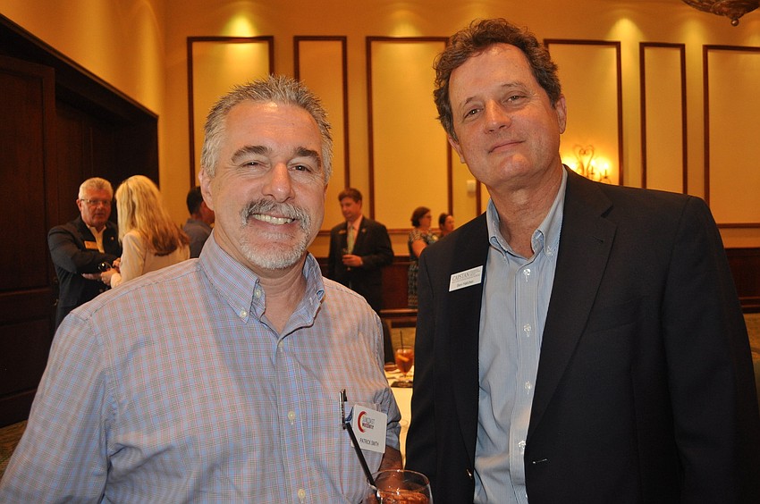 Patrick Smith of the Suncoast Workforce and Ben Hatcher of Capstan Financial