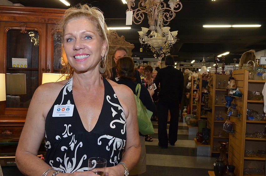 Volunteer Monika Hager says she loves working at the Womenâ€™s Exchange.