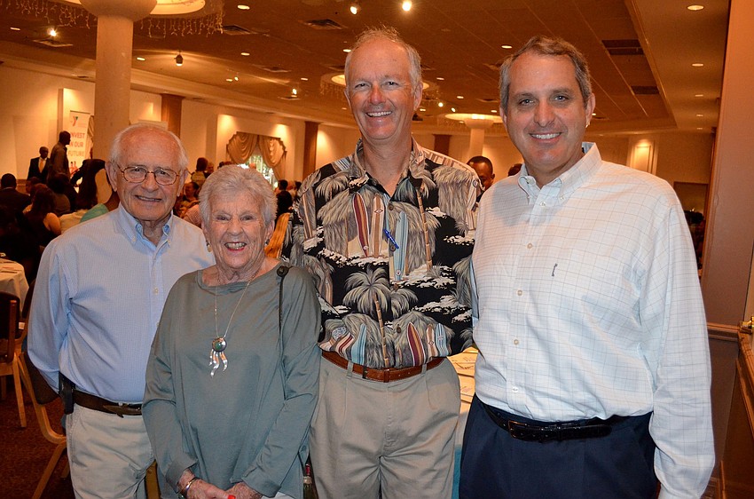 Dick and Claire Kanter with Mike Hagan and Matthew Straeb
