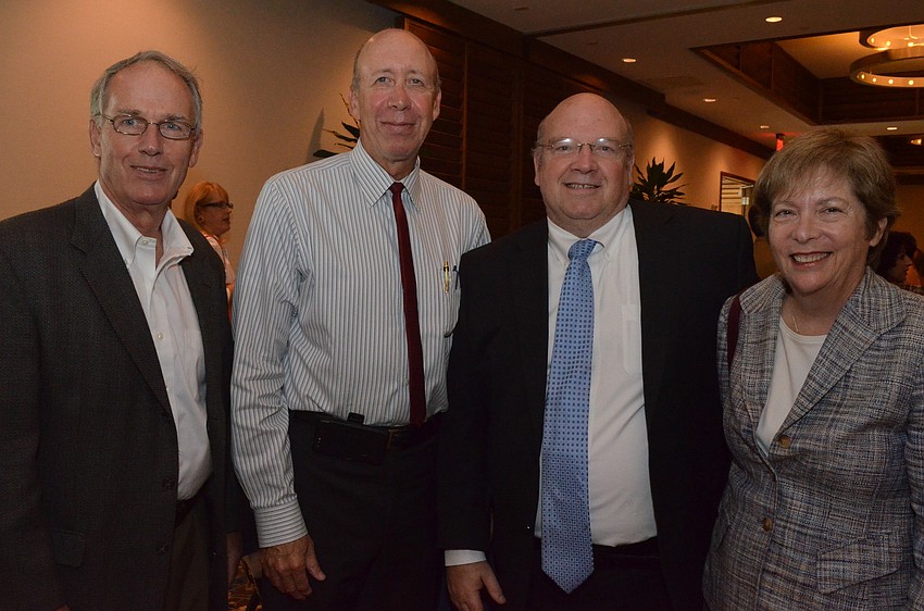 John Patterson, Tom Barwin, Randall Reid and Nora Patterson