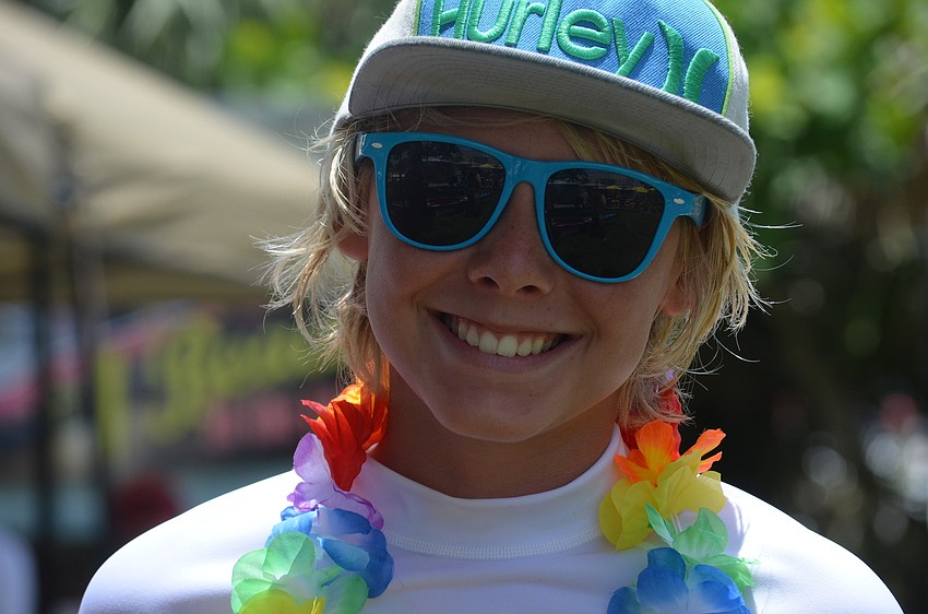 Ryan Ferace received first place in the open boys division.