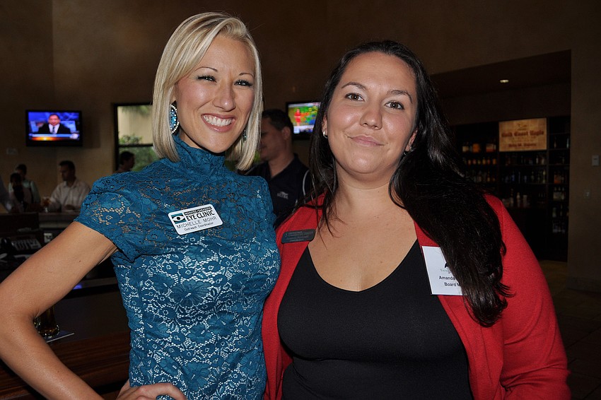 Michelle Mohr, of Manatee Sarasota Eye Clinics, and Amanda Vercheski, of Lakewood Ranch Commercial Realty