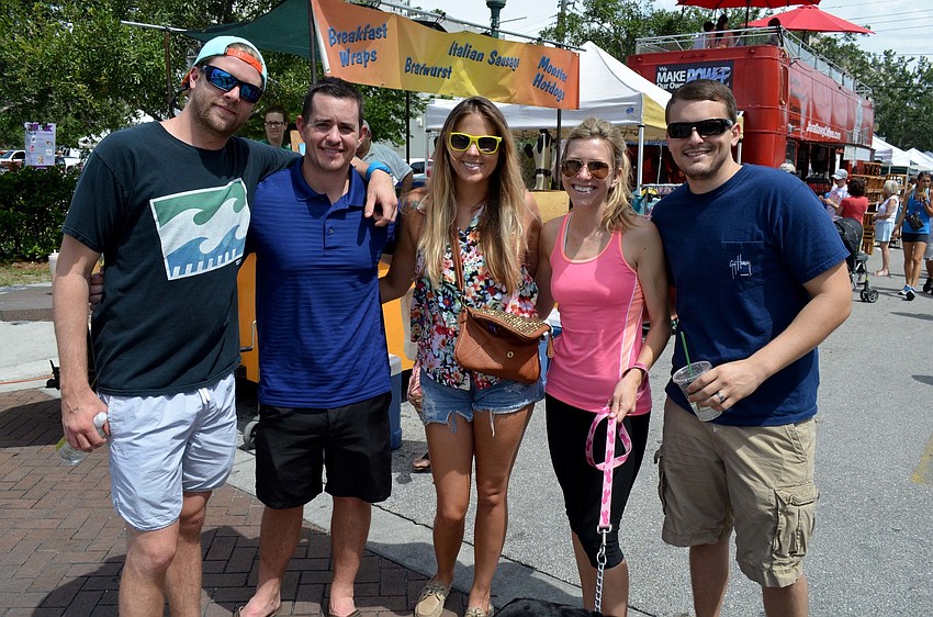 J.B. Leeming, Robby Lyle, Ali Benac with Christina and Charles Harrod
